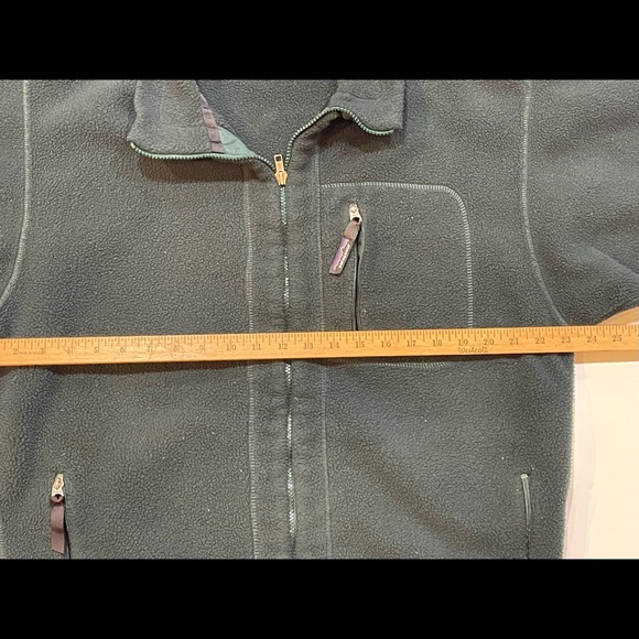 Vintage Patagonia Mens Retro Deep Pile Full Zip Fleece Jacket USA Made Green L - Picture 11 of 12